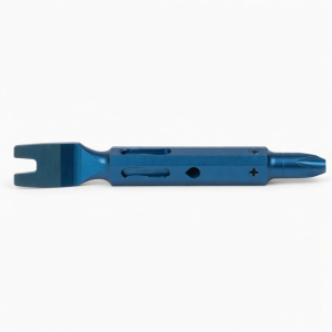 Tools Outdoor Titanium Crowbar Screwdriver Blue
