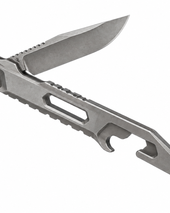 Titanium Crowbar Knife Outdoor Multi Tools