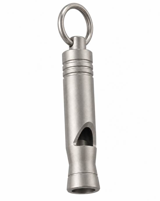 Titanium Whistle Charm Tool Survival Outdoor