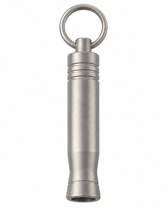 Titanium Whistle Charm Tool Survival Outdoor